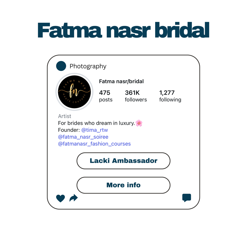 Fatma nasr bridal
