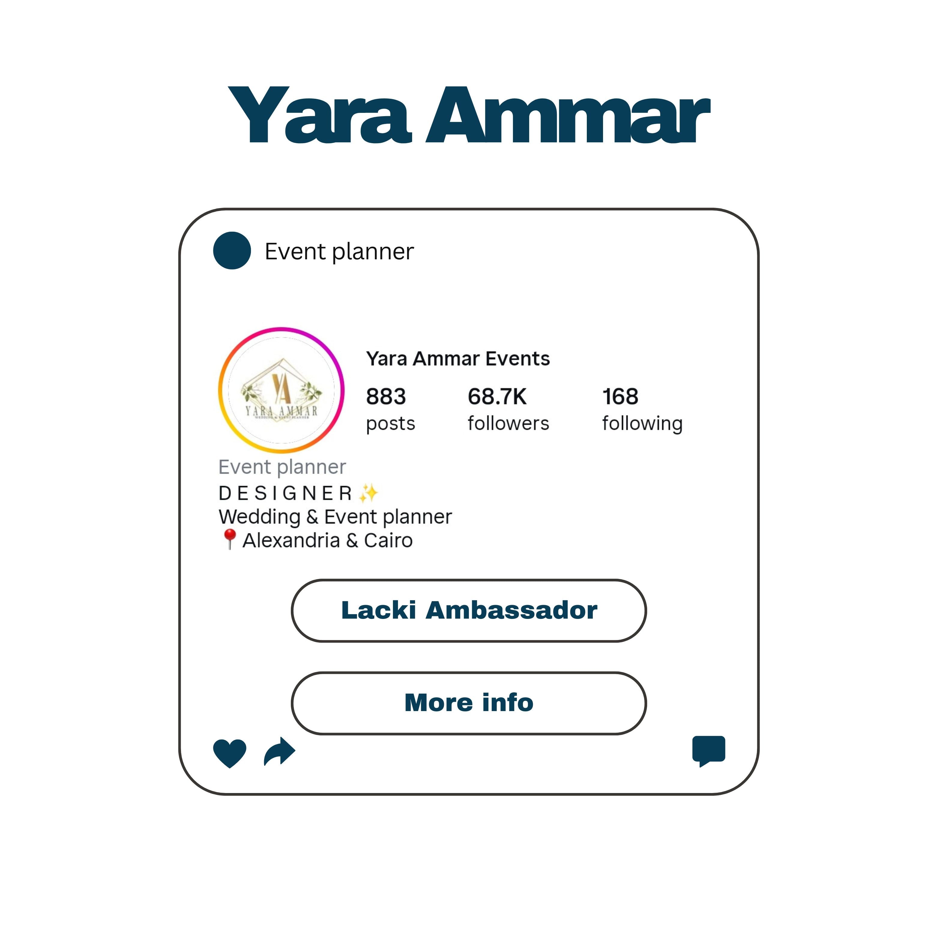 Yara Ammar Events